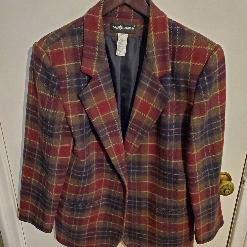 Vintage Sag Harbor Wool Blazer